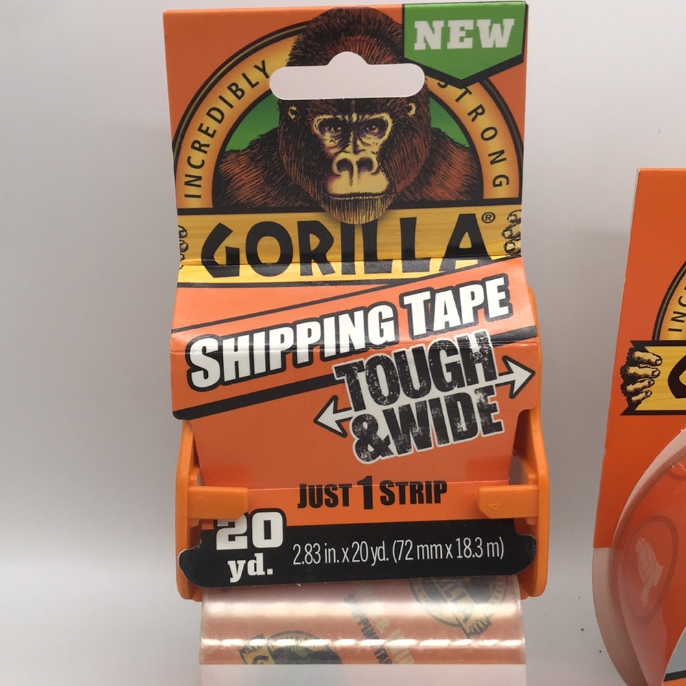 Gorilla Lot of 2 Rolls of Tapes—1–Shipping & 1–Repair/Both Clear - Picture 2 of 9